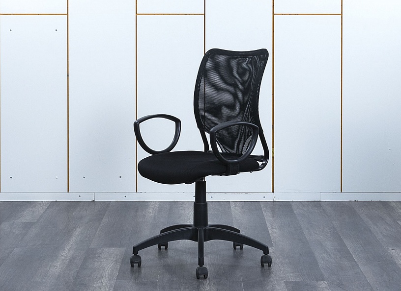 Офисное кресло для персонала   Сетка Черный   (КПСЧ-30053)