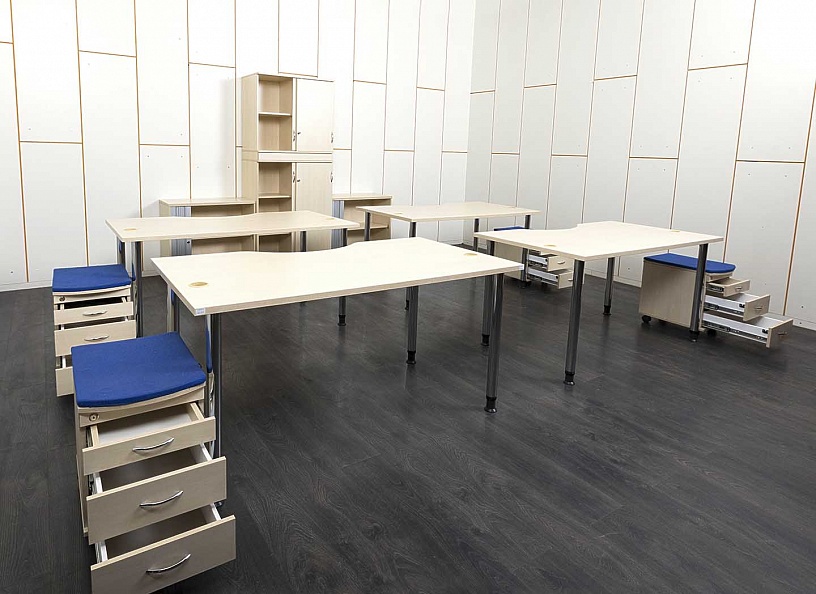 Комплект офисной мебели стол с тумбой ORGSPACE 1 500х800х750 ЛДСП Клен   (КОМВ-15061)