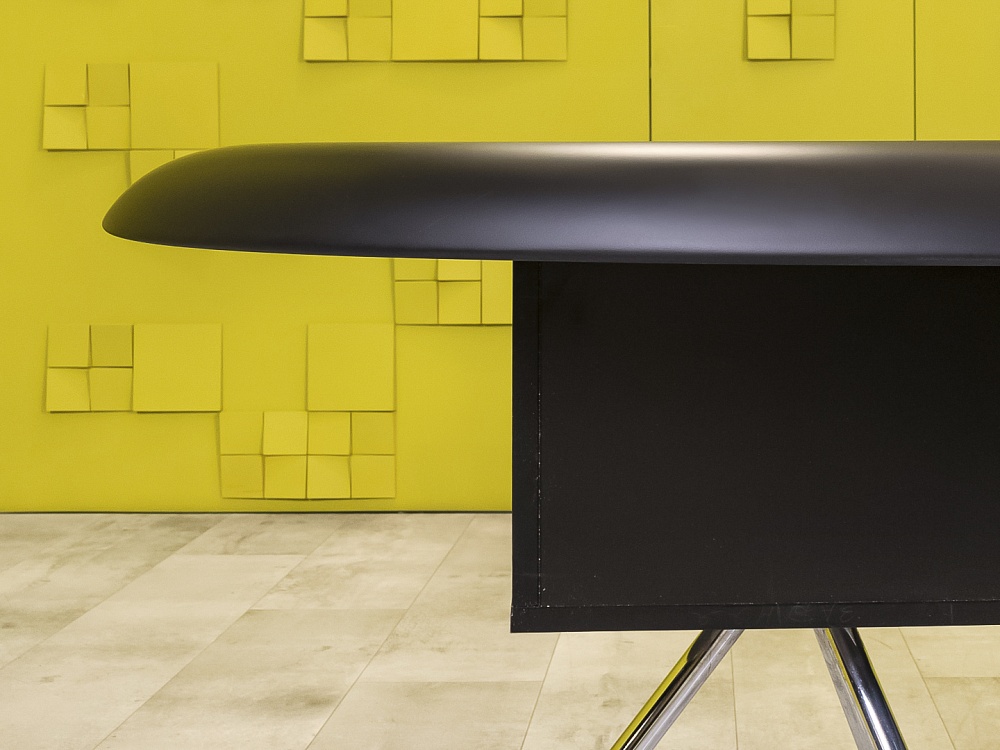 Стол для руководителя UNO DellaRovere 2200x1050 Пластик Чёрный Импорт