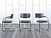 Конференц кресло для переговорной  Зеленый Ткань VITRA   (УДТЗ-21032)