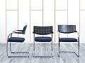Конференц кресло для переговорной  Синий Ткань VITRA VISAVIS  (КДТН1-28113)