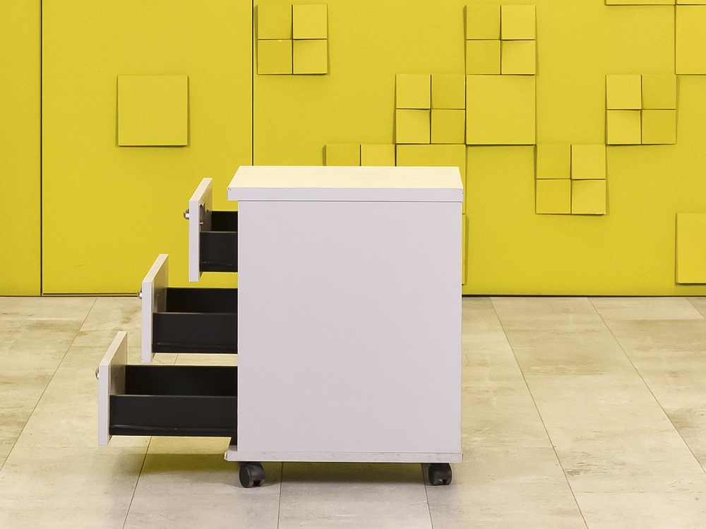 Офисная тумба выкатная ЛДСП Клен  ТВ3ЯВ1-30036