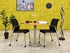 Офисный стол для переговоров Steelcase ЛДСП Ольха Германия  СГОЛ1-04026