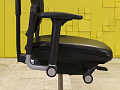 Офисное кресло руководителя на колесах Please 2 Ergonomik Steelcase Кожа Чёрный Германия  КРКЧ-23105