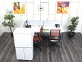 Ресепшн Белый 2 210х2 055х1 325 Knoll   (КОМБ-04093)