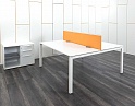 Купить Комплект офисной мебели стол с тумбой  1 600х1 650х720 ЛДСП Белый   (КОМБ-28092)