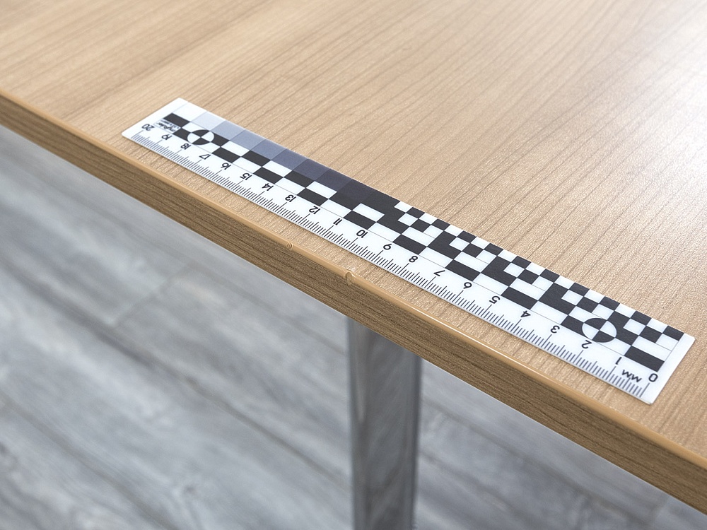 Офисный стол для переговоров  2 200х1 100х730 Шпон Зебрано   (СГПЗ-15044)