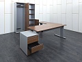 Кабинет руководителя Bene 1 800х1 800х750 Шпон Орех   (КРХ2-06091)