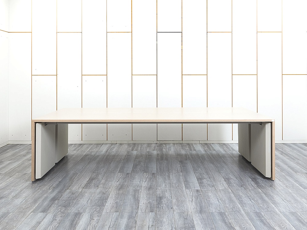 Офисный стол для переговоров  2 800х1 600х720 ЛДСП Зебрано   (СГПЗ1-21034)