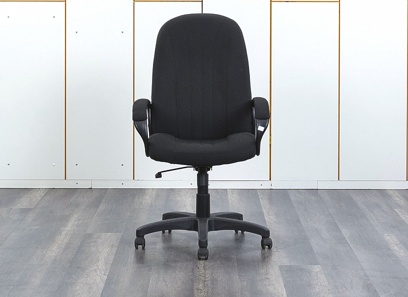 Офисное кресло руководителя   Ткань Черный   (КРТЧ-27062)