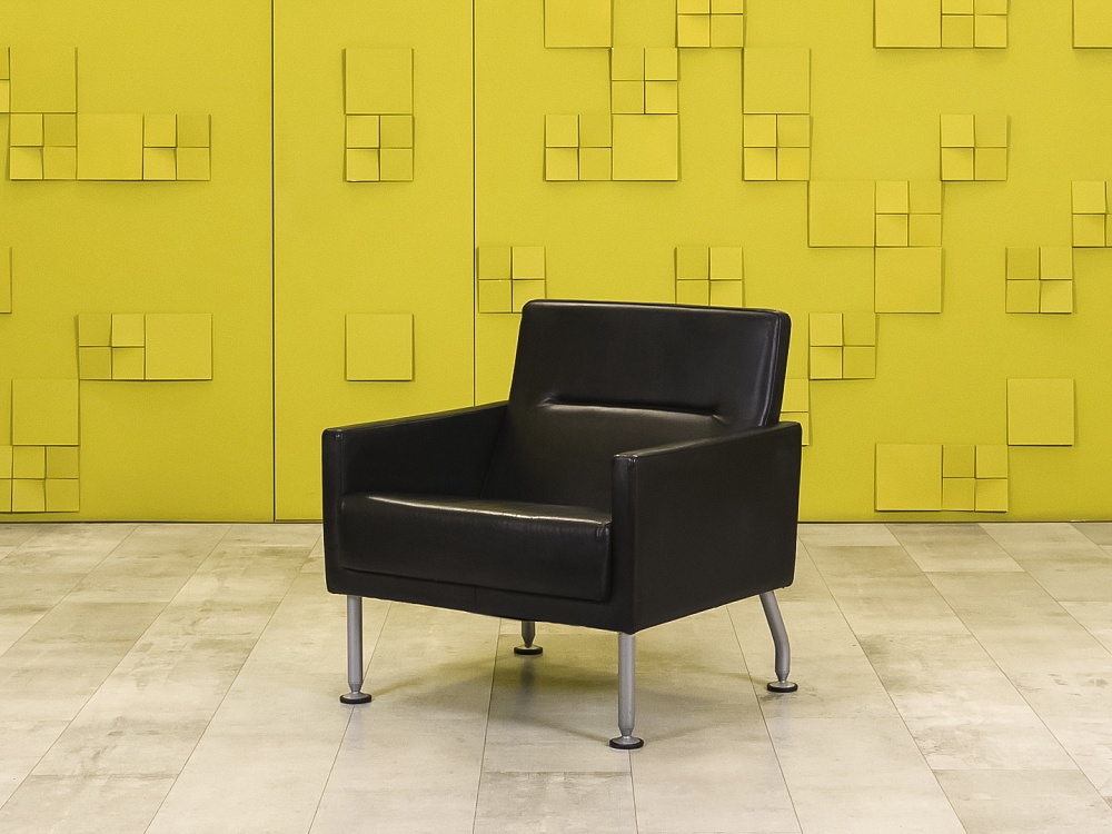 Комплект мягкой мебели Steelcase Кожа Чёрный Франция  ДНКЧК-06026