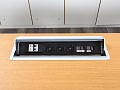 Офисный стол прямой Ahrend 1 800х800х750 ЛДСП Орех   (СППХ-26072)