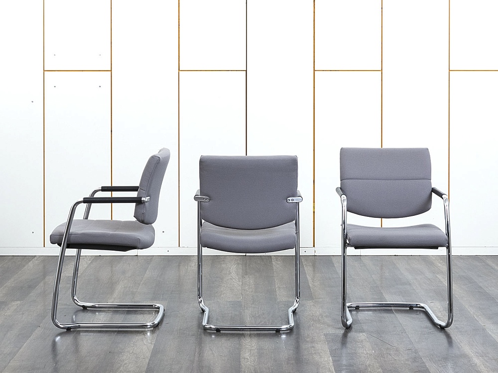 Конференц кресло для переговорной  Серый Ткань LD Seating   (УДТС-07083)