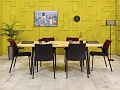 Офисный стол для переговоров  ЛДСП Орех Россия  СГОХ-22046