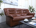 Купить Офисный диван  Кожзам Коричневый   (ДНКК-22033)