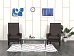 Комплект из 2-х кресел Walter Knoll Кожа Коричневый   (КНККК-30011)