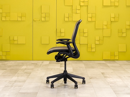 Офисное кресло для персонала на колесах CHADWICK KNOLL Сетка Серый США  КПТС-110923