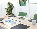 Купить Офисный стол для переговоров Haworth 1 600х1 000х730 ЛДСП Зебрано   (СГПЗ-16113)