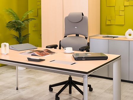 Стол для руководителя BENE 1800x900 МДФ Бук Австрия_КРВ-231223