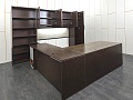 Кабинет руководителя Walter Knoll 2 430х2 130х750 ЛДСП Венге   (КРЕ1-17091)
