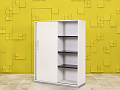 Шкаф для документов офисный Steelcase ЛДСП Белый Германия  ШД2ДБ2-30016