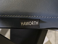 Офисное кресло руководителя на колесах Very HAWORTH Кожа Синий США  КРКН-29016