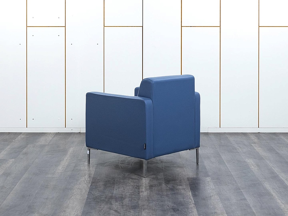 Мягкое кресло Herman Miller Кожа Синий   (Комплект из 2-х мягких кресел КНКНК-13112)