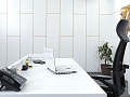 Кабинет руководителя Herman Miller 1 800х880х820 ЛДСП Белый   (КРБ-13112)