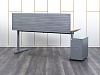 Комплект офисной мебели стол с тумбой Ahrend 1 800х800х750 ЛДСП Орех   (СППХК1-26072)