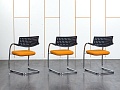 Конференц кресло для переговорной  Оранжевый Ткань VITRA   (УДТО-07120)