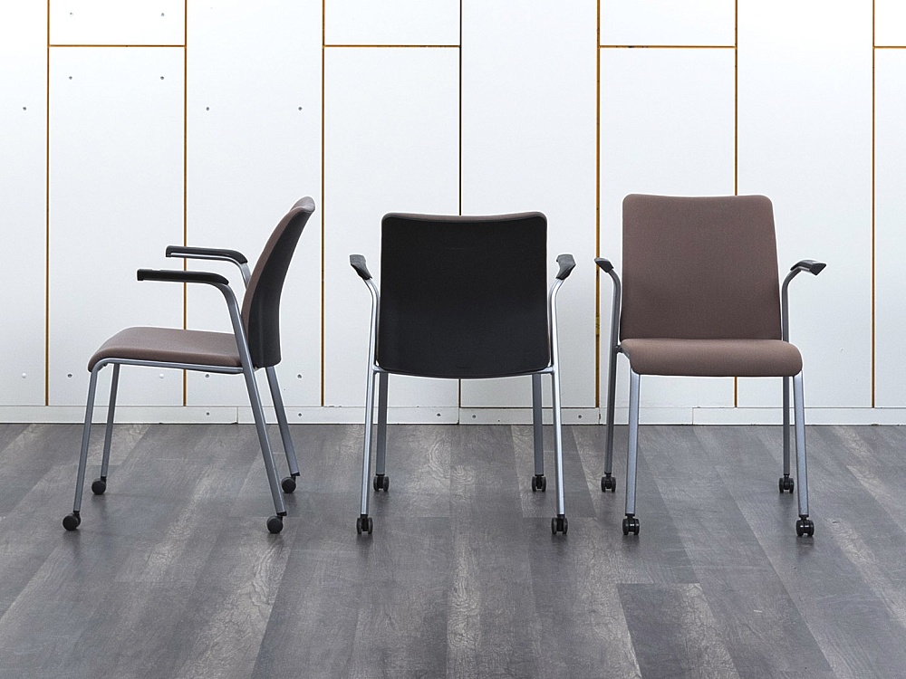 Конференц кресло для переговорной  Коричневый Ткань SteelCase   (УНТК-05072)