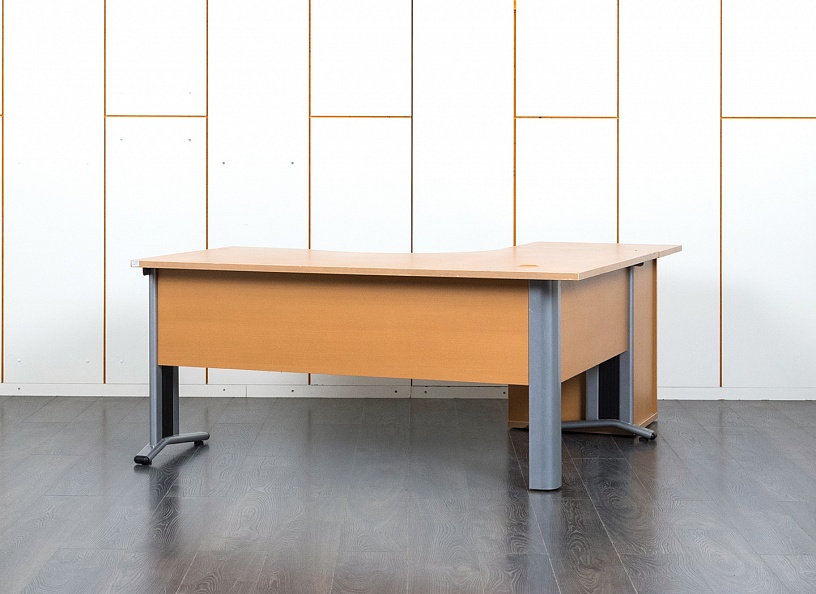 Комплект офисной мебели стол с тумбой  1 600х1 200х730 ЛДСП Ольха   (СПУВКл-28080)