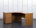 Купить Комплект офисной мебели стол с тумбой  1 600х1 180х750 ЛДСП Ольха   (СПУЛКл-28091)