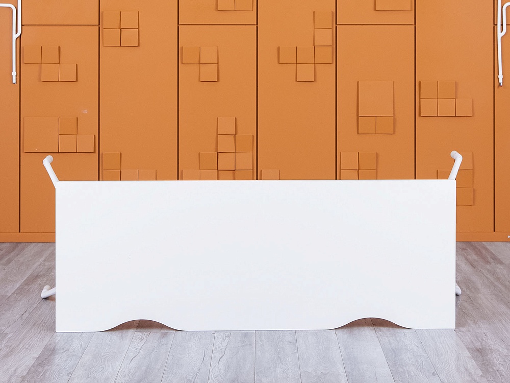 Офисный стол прямой  1 910х600х730 ЛДСП Белый   (СППБ-15055)