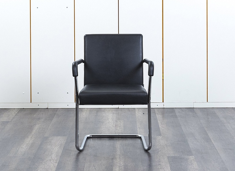 Конференц кресло для переговорной  Черный Кожа/металл Walter Knoll   (УДКЧ-25072)