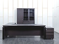 Кабинет руководителя EUR/QUARANTA  2 300х2 200х750 Шпон Венге   (КРЕ-28121)