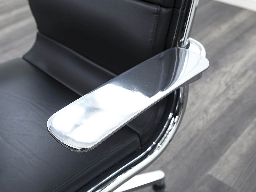 Комплект из 2-х кресел Sitland  Кожа Черный SIT IT MANAGER  (КНКЧК-16112)