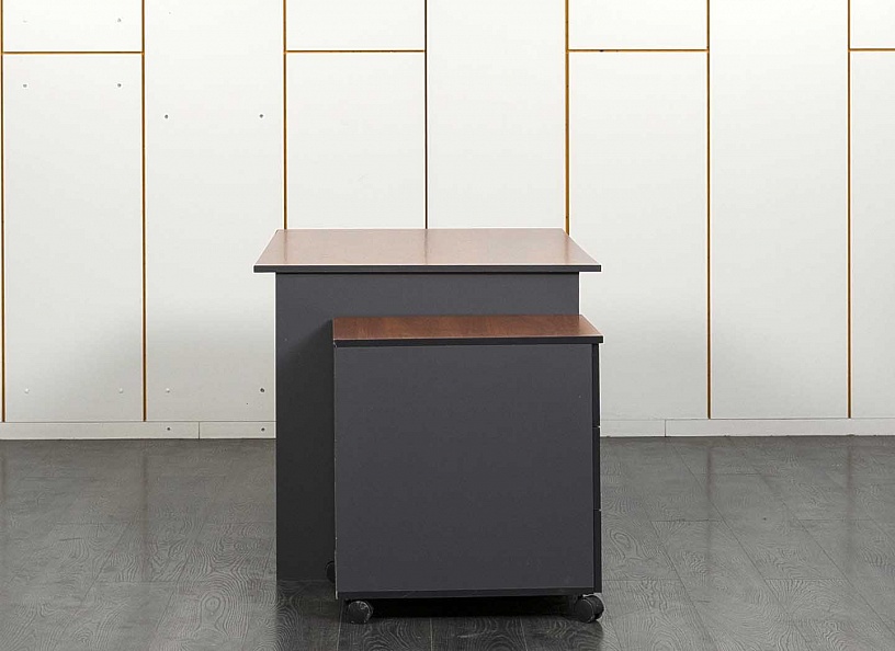 Комплект офисной мебели стол с тумбой  1 200х800х730 ЛДСП Вишня   (СППШК2-28041)