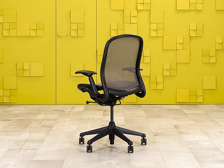 Офисное кресло для персонала на колесах CHADWICK KNOLL Сетка Серый США  КПТС-110923