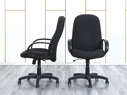 Офисное кресло руководителя   Ткань Черный   (КРТЧ-29054)