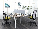 Купить Комплект офисной мебели Sinetica 2 200х1 650х750 Шпон Белый   (КОМБ-15042)