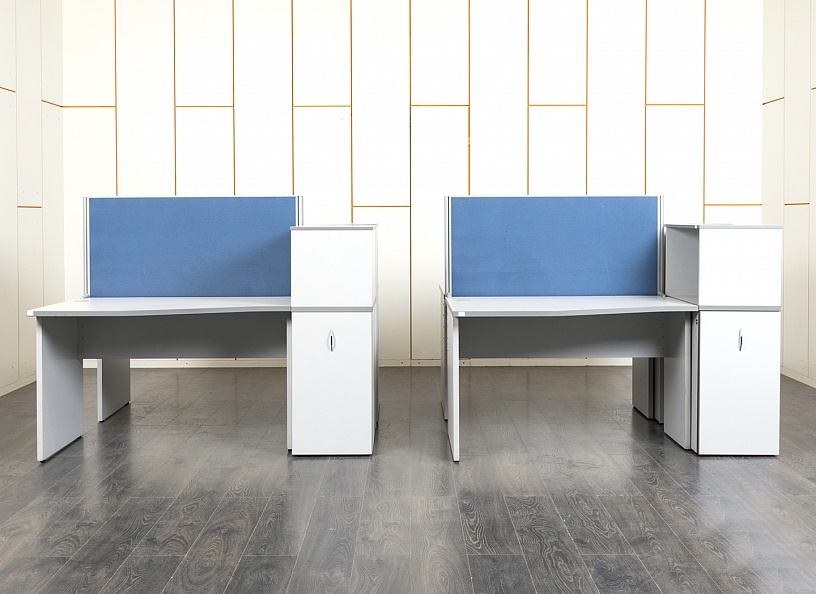 Комплект офисной мебели стол с тумбой  1 190х800х730 ЛДСП Серый   (КОМС-22100)