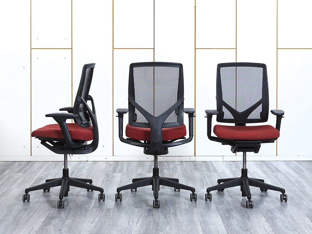 Офисное кресло для персонала  Allsteel Ткань Красный   (КПТК-25123)