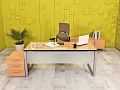 Стол для руководителя  Steelcase ЛДСП Ольха Франция  СРПЛ2-04026