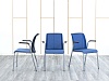 Конференц кресло для переговорной  Синий Сетка SteelCase   (УНСН-30074)