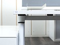 Комплект офисной мебели Herman Miller 3 200х880х1 180 ЛДСП Белый   (КОМБ2-13112)