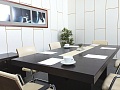 Офисный стол для переговоров EUR/QUARANTA  2 300х1 200х750 Шпон Венге   (СГПЕ-27091)