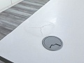 Офисный стол угловой  1 400х900х750 ЛДСП Серый   (СПУС1л-06114уц)