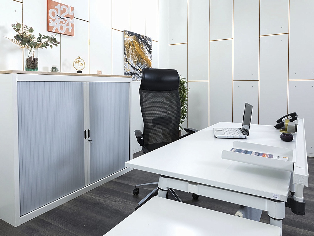 Кабинет руководителя Herman Miller 1 800х880х820 ЛДСП Белый   (КРБ-13112)