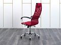 Офисное кресло руководителя   Сетка Красный   (КРСК1-30112)